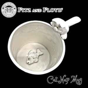 Vintage Fitz & Floyd Cat Nap Mug